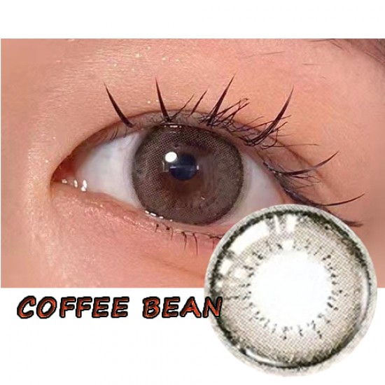 B-COFFEE BEAN BROWNCOLOR CONTACT LENS (2PCS/PAIR)