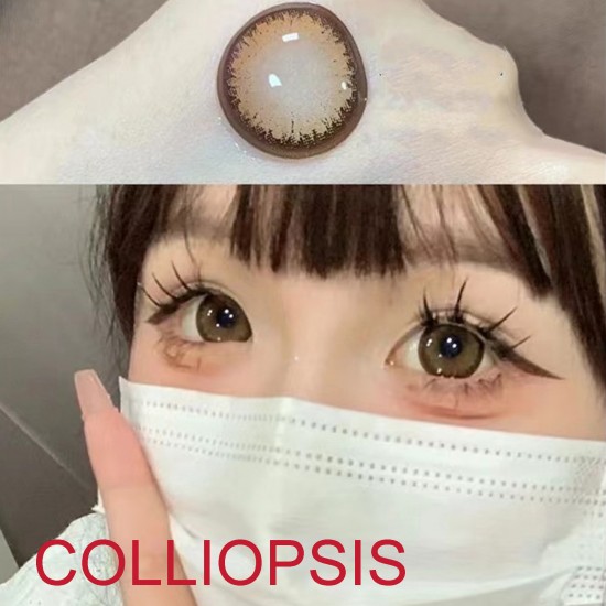 B-COLLIOPSIS BROWN COLOR SOFT CONTACT LENS (2PCS/PAIR) B-COLLIOPSIS BROWN COLOR SOFT CONTACT LENS (2PCS/PAIR)