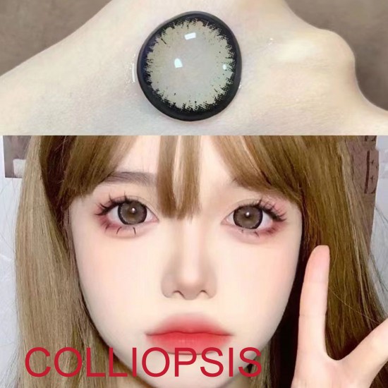 B-COLLIOPSIS GREEN COLOR SOFT CONTACT LENS (2PCS/PAIR)