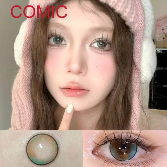 B-COMIC GREEN COLOR SOFT CONTACT LENS (2PCS/PAIR) B-COMIC GREEN COLOR SOFT CONTACT LENS (2PCS/PAIR)
