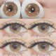 A-CONSTAN BROWN COLOR SOFT CONTACT LENS (2PCS/PAIR)