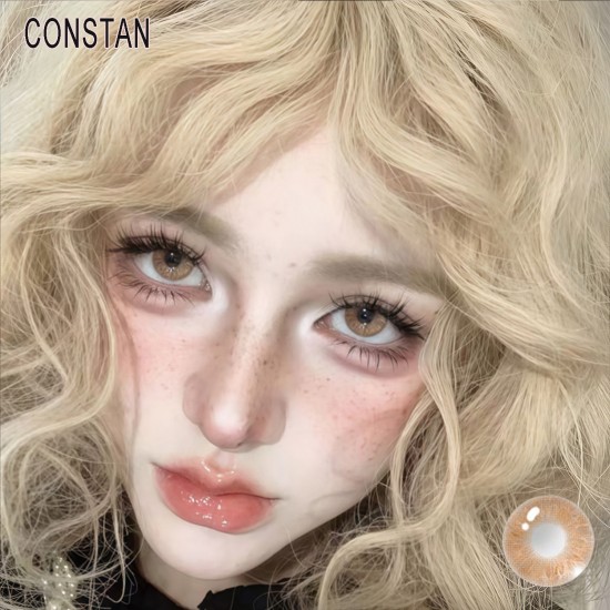 A-CONSTAN BROWN COLOR SOFT CONTACT LENS (2PCS/PAIR)