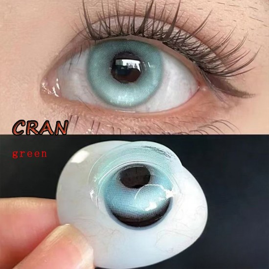 B-CRAN GREEN COLOR CONTACT LENSES (2PCS/PAIR) B-CRAN GREEN COLOR CONTACT LENSES (2PCS/PAIR)