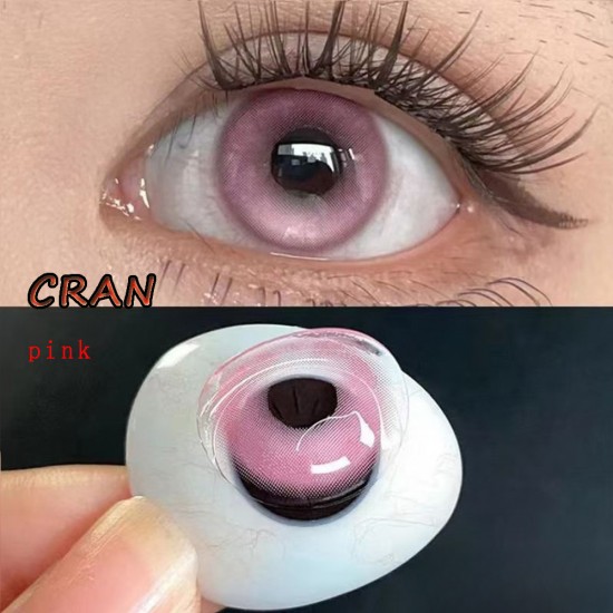 B-CRAN PINK COLOR CONTACT LENSES (2PCS/PAIR) B-CRAN PINK COLOR CONTACT LENSES (2PCS/PAIR)