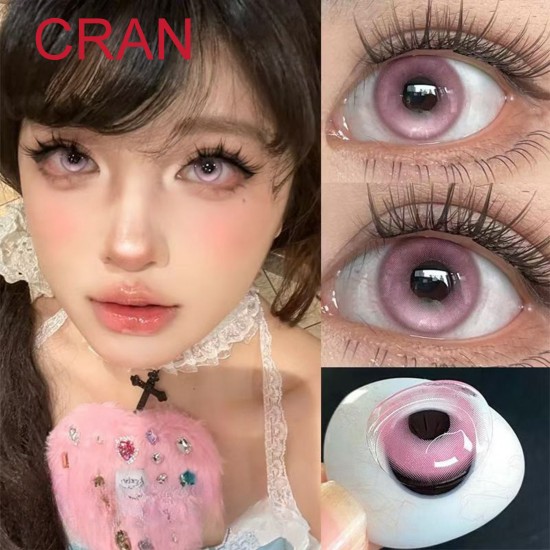 B-CRAN PINK COLOR CONTACT LENSES (2PCS/PAIR) B-CRAN PINK COLOR CONTACT LENSES (2PCS/PAIR)