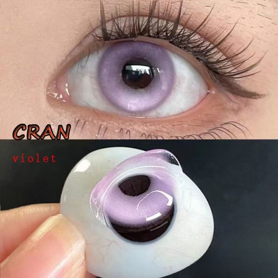 B-CRAN VIOLET COLOR CONTACT LENSES (2PCS/PAIR) B-CRAN VIOLET COLOR CONTACT LENSES (2PCS/PAIR)
