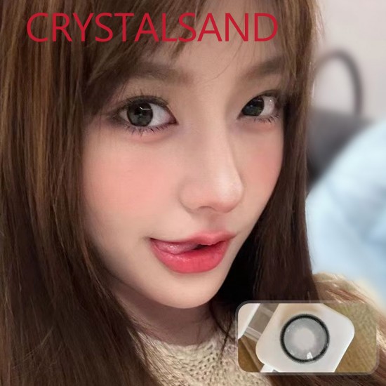 B-CRYSTALSAND GRAY COLOR SOFT CONTACT LENS (2PCS/PAIR)