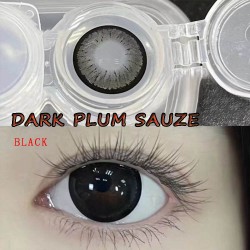 B-DARK PLUM SAUZE COLOR SOFT CONTACT LENS (2PCS/PAIR)