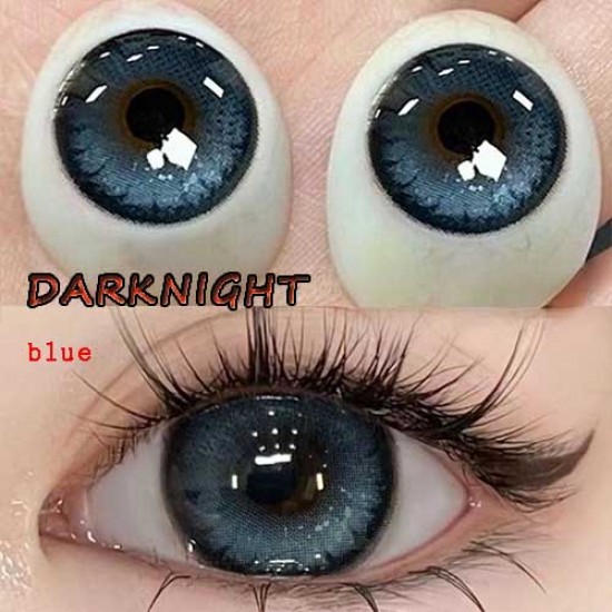 B-DARKNIGHT BLUE COLOR CONTACT LENSES  (2PCS/PAIR)