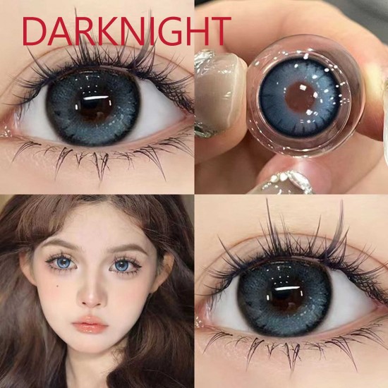 B-DARKNIGHT BLUE COLOR CONTACT LENSES  (2PCS/PAIR)