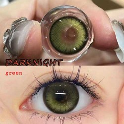 B-DARKNIGHT GREEN COLOR CONTACT LENSES  (2PCS/PAIR)