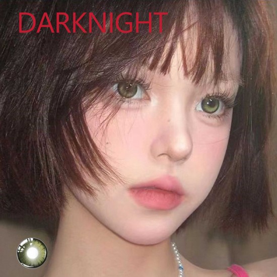 B-DARKNIGHT GREEN COLOR CONTACT LENSES  (2PCS/PAIR)