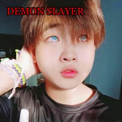 A-DEMON SLAYER-SPIDER COSPLAY COLOR CONTACT LENS (2PCS/PAIR)