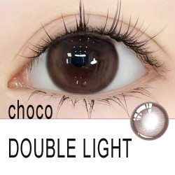 B-DOUBLE LIGHT CHOCO COLOR SOFT CONTACT LENS (2PCS/PAIR)