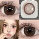 B-DOUBLE LIGHT CHOCO COLOR SOFT CONTACT LENS (2PCS/PAIR)
