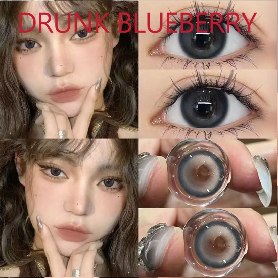 B-DRUNK BLUEBERRY COLOR SOFT CONTACT LENS (2PCS/PAIR)