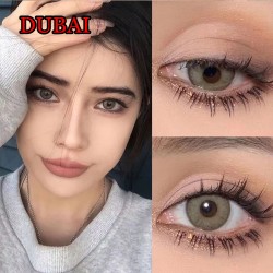 B-DUBAI BROWN COLOR CONTACT LENS (2PCS/PAIR)