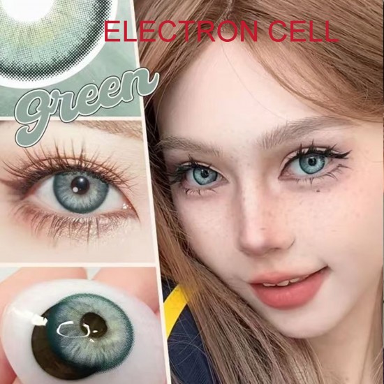 B-ELECTRON CELL GREEN COLOR SOFT CONTACT LENS (2PCS/PAIR) B-ELECTRON CELL GREEN COLOR SOFT CONTACT LENS (2PCS/PAIR)
