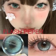 B-FLASH PEPER GREEN COLOR SOFT CONTACT LENS (2PCS/PAIR)