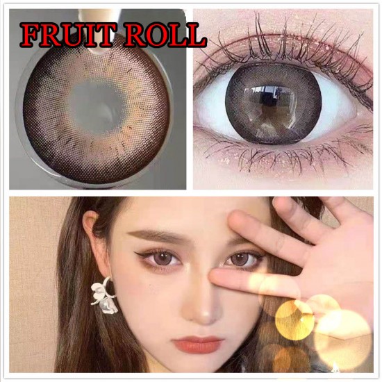 B-FRUIT ROLL STRAWBERRY COLOR CONTACT LENS (2PCS/PAIR)