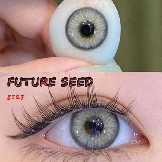 B-FUTURE SEED GRAY COLOR CONTACT LENSES  (2PCS/PAIR)