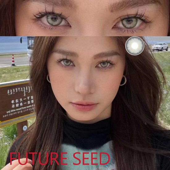 B-FUTURE SEED GRAY COLOR CONTACT LENSES  (2PCS/PAIR)