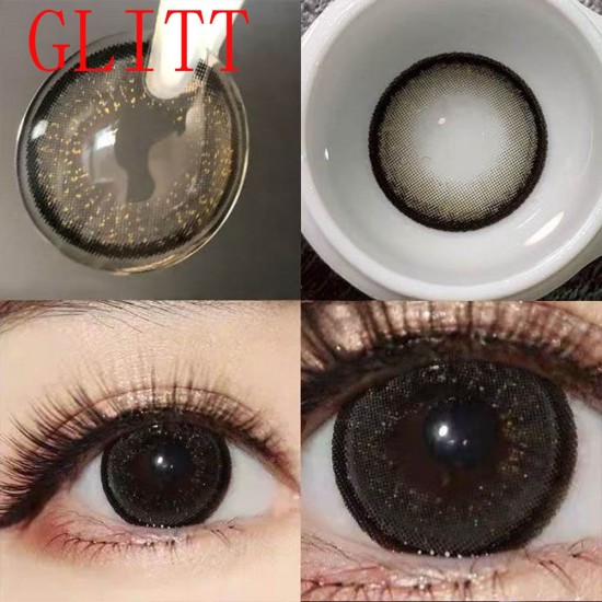 B-GLITT BLACK COLOR SOFT CONTACT LENS (2PCS/PAIR)