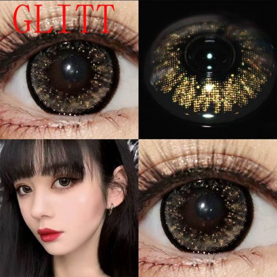 B-GLITT BLACK COLOR SOFT CONTACT LENS (2PCS/PAIR)