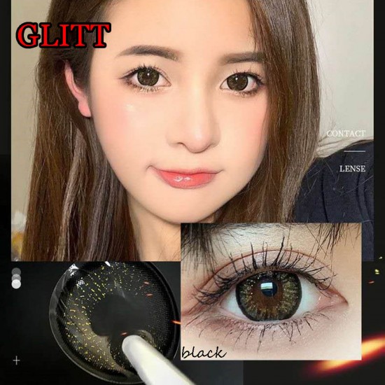 B-GLITT BLACK COLOR SOFT CONTACT LENS (2PCS/PAIR)