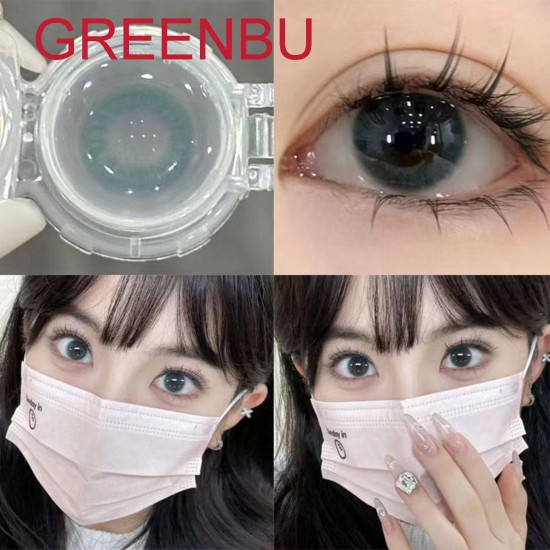 B-GREENBU GREEN COLOR SOFT CONTACT LENS (2PCS/PAIR) B-GREENBU GREEN COLOR SOFT CONTACT LENS (2PCS/PAIR)