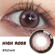 B-HIGH ROSE BROWN COLOR SOFT CONTACT LENS (2PCS/PAIR)