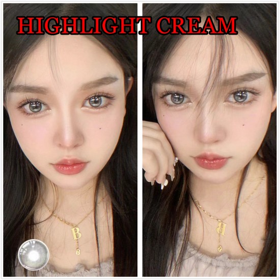 B-HIGHLIGHT CREAM COLOR SOFT CONTACT LENS (2PCS/PAIR)