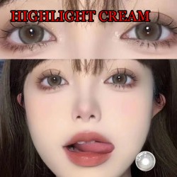 B-HIGHLIGHT CREAM COLOR SOFT CONTACT LENS (2PCS/PAIR)