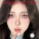 B-HOKADO LETTER GRAY COLOR SOFT CONTACT LENS (2PCS/PAIR)
