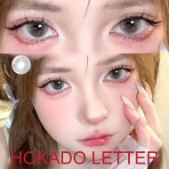 B-HOKADO LETTER GRAY COLOR SOFT CONTACT LENS (2PCS/PAIR)