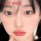 B-HOT WINE RED COLOR SOFT CONTACT LENS (2PCS/PAIR)