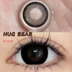 B-HUG BEAR BLACK COLOR SOFT CONTACT LENS (2PCS/PAIR)