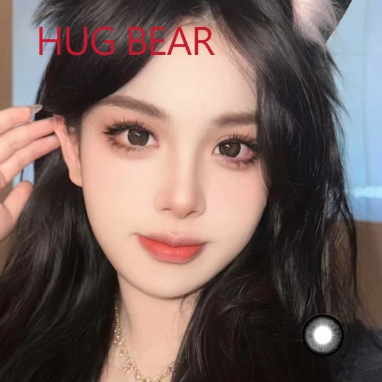 B-HUG BEAR BLACK COLOR SOFT CONTACT LENS (2PCS/PAIR)