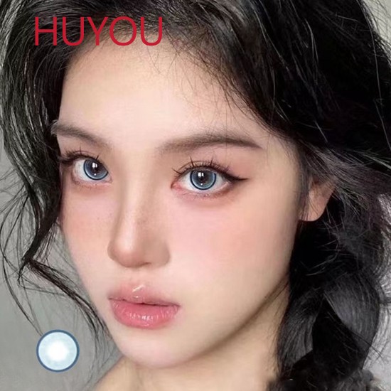 B-HUYOU BLUE COLOR CONTACT LENSES  (2PCS/PAIR)