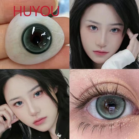 B-HUYOU GREEN COLOR CONTACT LENSES (2PCS/PAIR) B-HUYOU GREEN COLOR CONTACT LENSES (2PCS/PAIR)