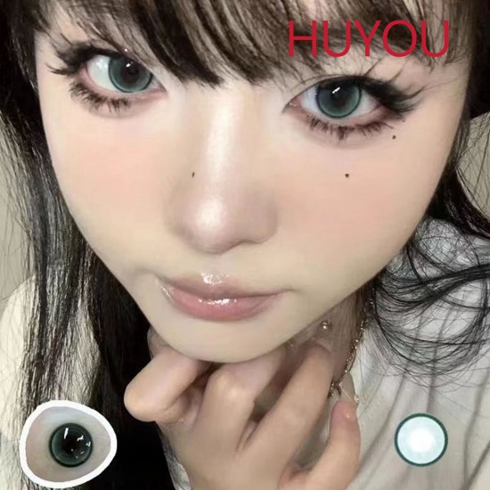 B-HUYOU GREEN COLOR CONTACT LENSES (2PCS/PAIR) B-HUYOU GREEN COLOR CONTACT LENSES (2PCS/PAIR)