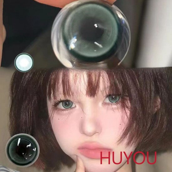 B-HUYOU GREEN COLOR CONTACT LENSES  (2PCS/PAIR)