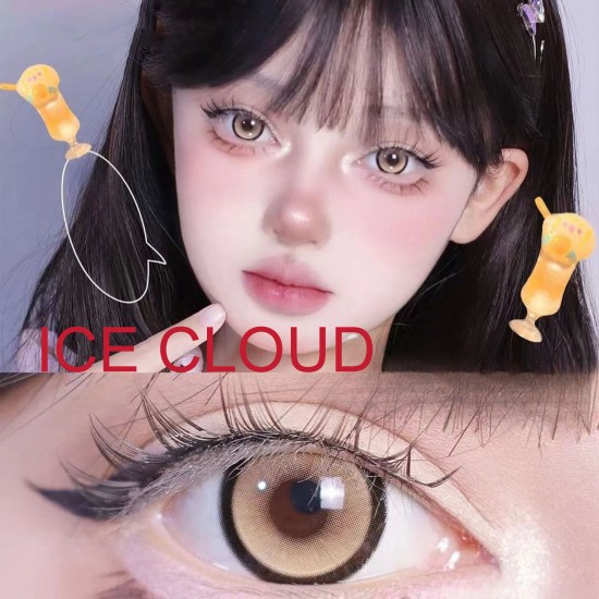 B-ICE CLOUD BROWN COLOR SOFT CONTACT LENS (2PCS/PAIR)