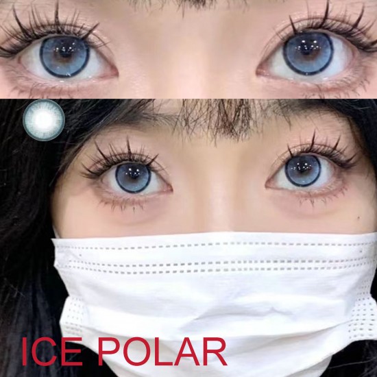 B-ICE POLAR BLUE COLOR SOFT CONTACT LENS (2PCS/PAIR)