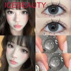 B-ICEBEAUTY GRAY COLOR SOFT CONTACT LENS (2PCS/PAIR)