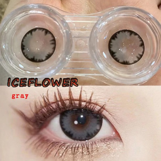 B-ICEFLOWER GRAY COLOR SOFT CONTACT LENS (2PCS/PAIR)