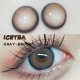 B-ICETEA GRAY BROWN COLOR SOFT CONTACT LENS (2PCS/PAIR)