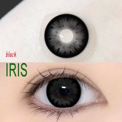 B-IRIS BLACK COLOR SOFT CONTACT LENS (2PCS/PAIR)