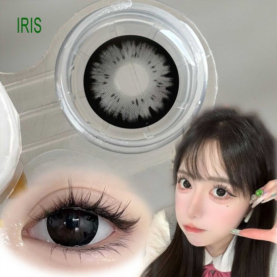 B-IRIS BLACK COLOR SOFT CONTACT LENS (2PCS/PAIR)