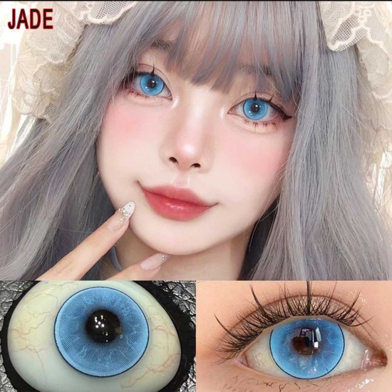 B-JADE BLUE COLOR CONTACT LENS (2PCS/PAIR)